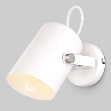 Споты — Спот Eurosvet 20093/1 белый/сатин никель купить в  Споты — Спот Eurosvet 20093/1 белый/сатин никель купить в