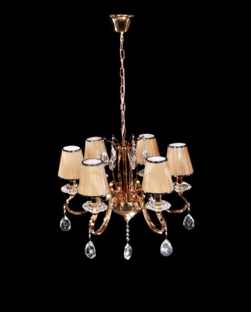 Люстры подвесные — Подвесная люстра Lumina Deco LDP 9267-6 GD купить в 
