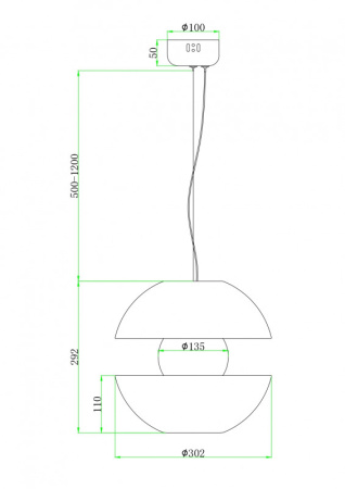 Подвесные светильники — Подвесной светильник Maytoni MOD322PL-L6B3K купить в 