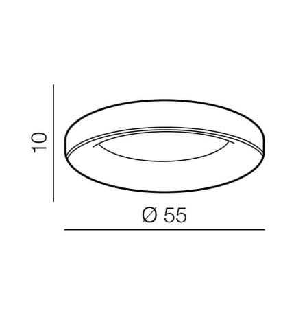 Потолочные светильники — Потолочный светильник Azzardo Sovana Top 55 CCT AZ2724 купить в 