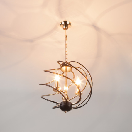 Люстры подвесные — Подвесная люстра Eurosvet 60105/3 черный купить в 