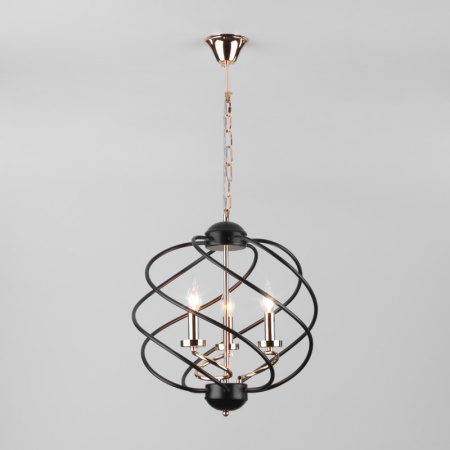 Люстры подвесные — Подвесная люстра Eurosvet 60105/3 черный купить в 