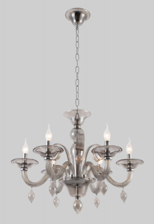 Люстры подвесные — Подвесная люстра Crystal Lux CAETANO SP-PL6 SMOKE купить в 