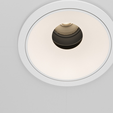 Встраиваемые точечные светильники — Встраиваемый светильник Maytoni Technical DL057-10W4K-W купить в 