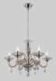 Люстры подвесные — Подвесная люстра Crystal Lux CAETANO SP-PL6 SMOKE купить в 