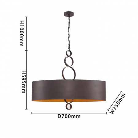 Люстры подвесные — Подвесная люстра Favourite 4007-6P купить в 