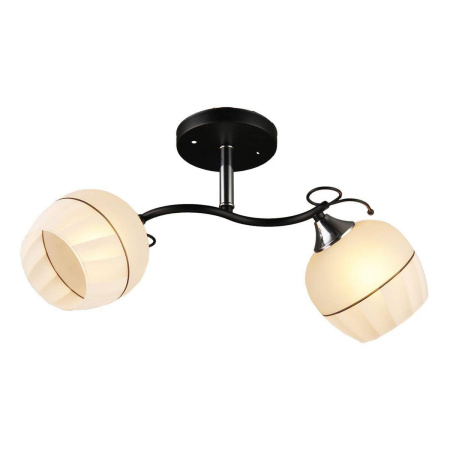 Люстры на штанге — Потолочная люстра IMEX MD.3314-2-S BK+CH купить в 