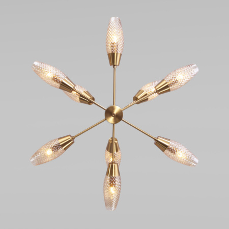 Люстры на штанге — Люстра на штанге Eurosvet 60140/9 золото купить в 