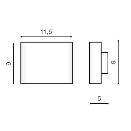Настенные бра — Настенный светильник Azzardo Vigo AZ2202 купить в 
