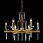 Люстры подвесные — Подвесная люстра Crystal Lux MARRON SP6 BRASS купить в 