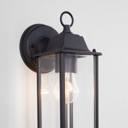 Уличные настенные светильники — Светильник настенный Elektrostandard 1008D BRICK черный купить в 