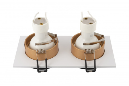 Встраиваемые точечные светильники — Встраиваемый светильник Denkirs DK2422-GD купить в 