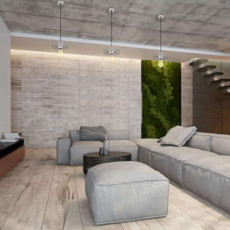 Подвесные светильники — Подвесной светильник Eurosvet 50167/1 серебряный купить в 