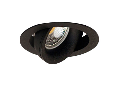 Встраиваемые точечные светильники — Встраиваемый светильник Donolux DL18412/01TR Black купить в 