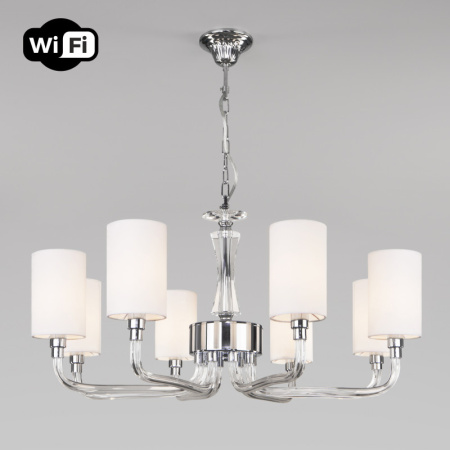 Люстры подвесные — Подвесная люстра Eurosvet 60120/8 хром Smart (60112/8) купить в 