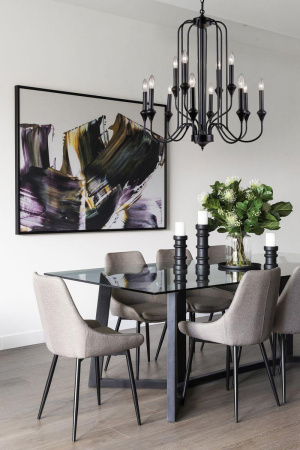 Люстры подвесные — Подвесная люстра Milosh Tendence 0803CL-12BK купить в  Люстры подвесные — Подвесная люстра Milosh Tendence 0803CL-12BK купить в