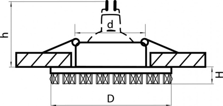 Встраиваемые точечные светильники — Встраиваемый светильник Lightstar 002534 купить в 