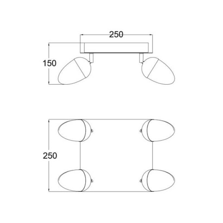 Споты — Светодиодный спот Zumaline Sparkles CK180113-4 купить в 
