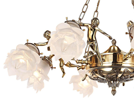 Люстры подвесные — Подвесная люстра Lumien Hall Эльза H17050/8COP купить в 