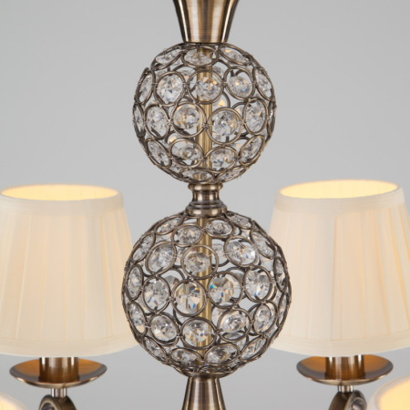 Люстры подвесные — Подвесная люстра Eurosvet 60089/8 античная бронза купить в 