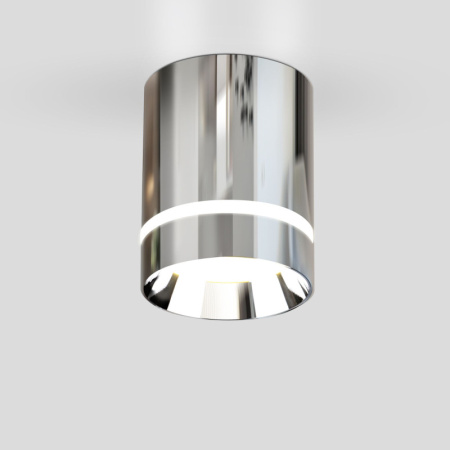 Накладные точечные светильники — Накладной светильник Elektrostandard DLR021 9W 4200K хром купить в 