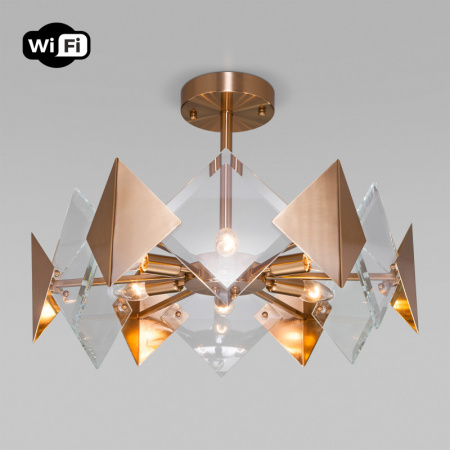 Люстры на штанге — Люстра на штанге Eurosvet 60121/6 латунь Smart купить в 