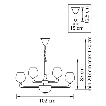 Потолочные люстры — Подвесная люстра Osgona Delta 706152 купить в  Потолочные люстры — Подвесная люстра Osgona Delta 706152 купить в