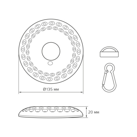 Фонари — Фонарь Gauss GF004 купить в 