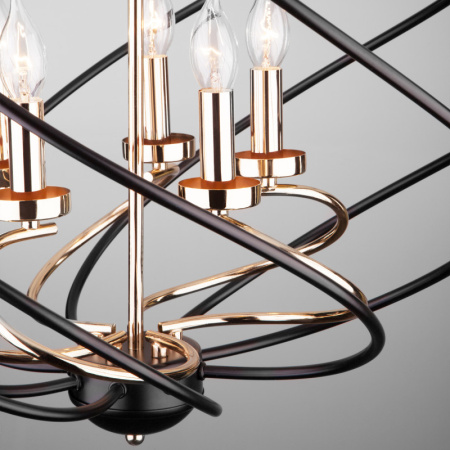 Люстры подвесные — Подвесная люстра Eurosvet 60105/5 черный купить в 