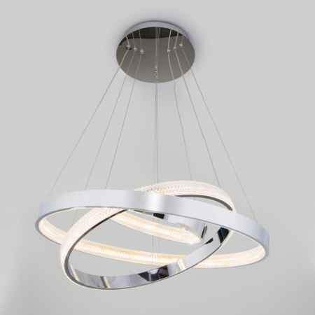 Люстры подвесные — Подвесная люстра Eurosvet 90276/3 хром Smart купить в 