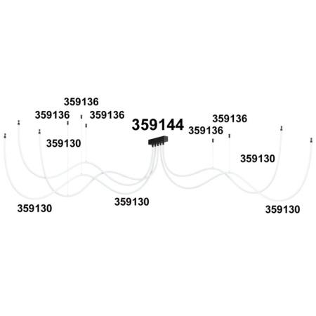 Базы накладные — База накладная Novotech 359144 купить в 