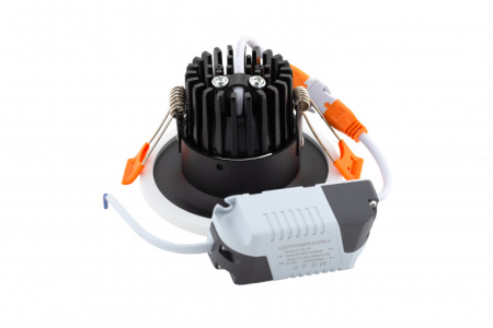 Встраиваемые точечные светильники — Встраиваемый светильник Denkirs DK4003-BK купить в 