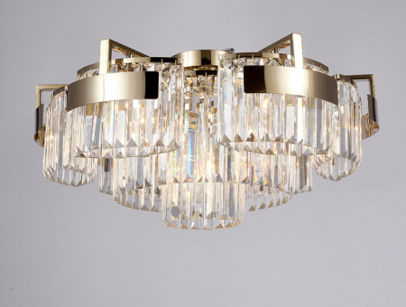 Люстры накладные — Накладная люстра Newport 4356+6/PL gold купить в 