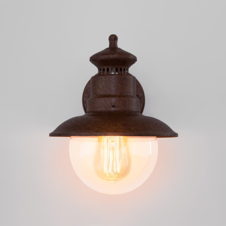 Уличные настенные светильники — Светильник настенный Elektrostandard Talli D брауни купить в 