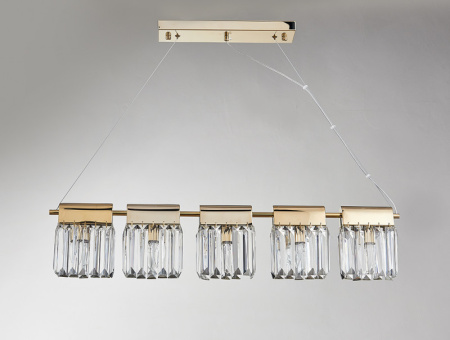 Люстры подвесные — Подвесная люстра Newport 4205/S gold купить в 