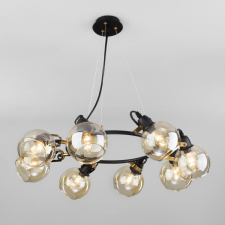 Люстры подвесные — Подвесная люстра Eurosvet 70119/8 черный купить в 