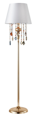 Торшеры и напольные светильники — Торшер Crystal Lux MERCEDES PT1 GOLD/COLOR купить в 