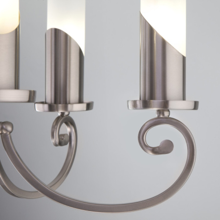 Люстры подвесные — Подвесная люстра Eurosvet 60117/5 никель купить в 