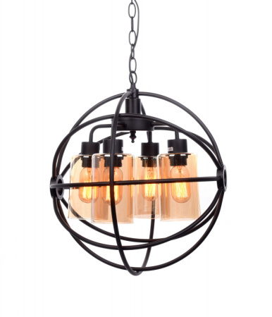 Люстры подвесные — Подвесная люстра Lumina Deco LDP 11509-4 BK купить в 