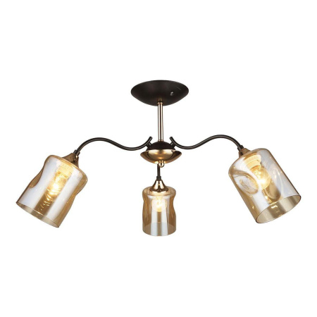 Люстры на штанге — Потолочная люстра IMEX MD.4052-3-S COFFEE+FGD купить в 