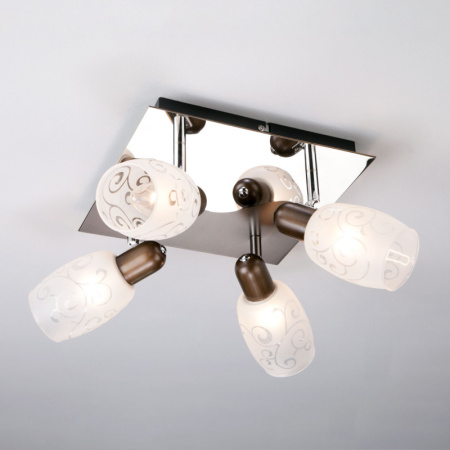 Споты — Спот Eurosvet 60301/4 хром/венге купить в 