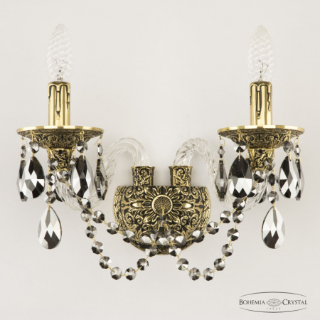 Настенные бра — Бра Bohemia Ivele Crystal 16102B/2/141 GB R781 купить в 