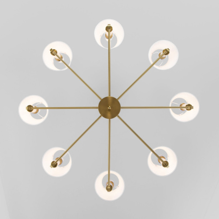 Люстры на штанге — Люстра на штанге Eurosvet 60145/8 латунь купить в 