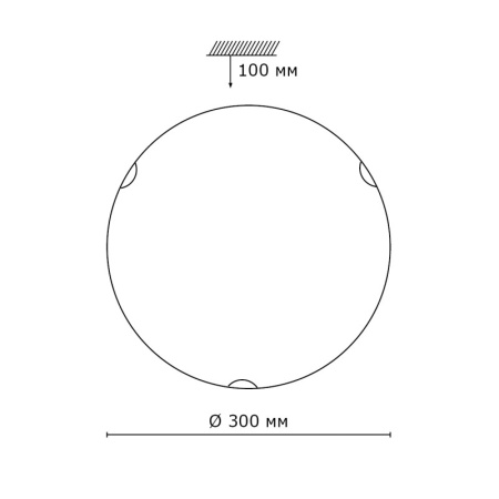 Накладные светильники — Накладной светильник Sonex 118/K купить в 