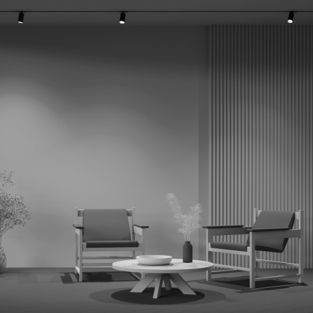 Трековые светильники — Светильник на шине Maytoni Technical TR020-1-GU10-B купить в 