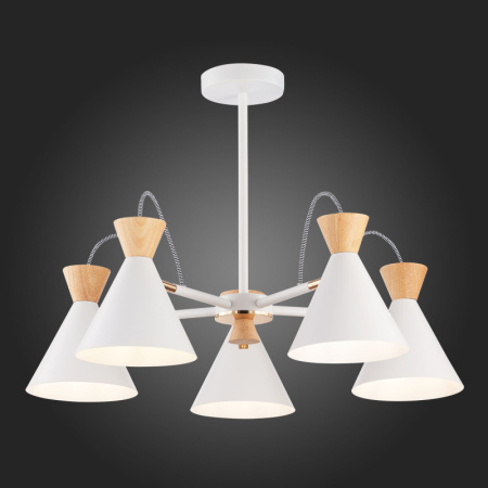 Люстры на штанге — Люстра на штанге Evoluce SLE125102-05 купить в 