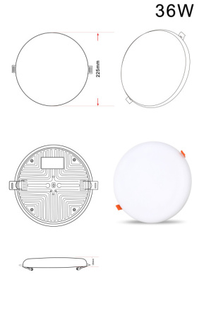 Встраиваемые точечные светильники — Встраиваемый светильник Zortes ZRS.57793.36 купить в 
