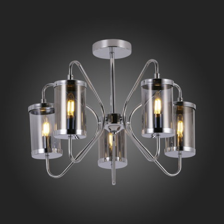 Люстры на штанге — Люстра на штанге Evoluce SLE102302-05 купить в 