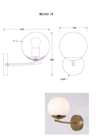 Настенные бра — Бра MyFar MR1942-1W купить в  Настенные бра — Бра MyFar MR1942-1W купить в