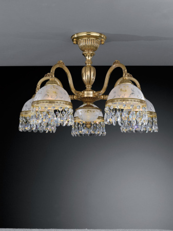 Люстры на штанге — Люстра на штанге Reccagni Angelo PL 6320/5 купить в  Люстры на штанге — Люстра на штанге Reccagni Angelo PL 6320/5 купить в